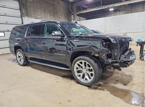 1GNSKJKCXKR219456 2019 CHEVROLET SUBURBAN Black Delantero derecho