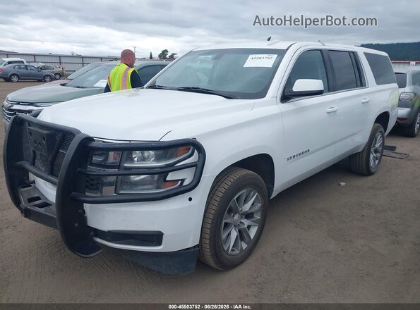 1GNSKKECXLR151209 2020 CHEVROLET SUBURBAN White Передня ліва чверть