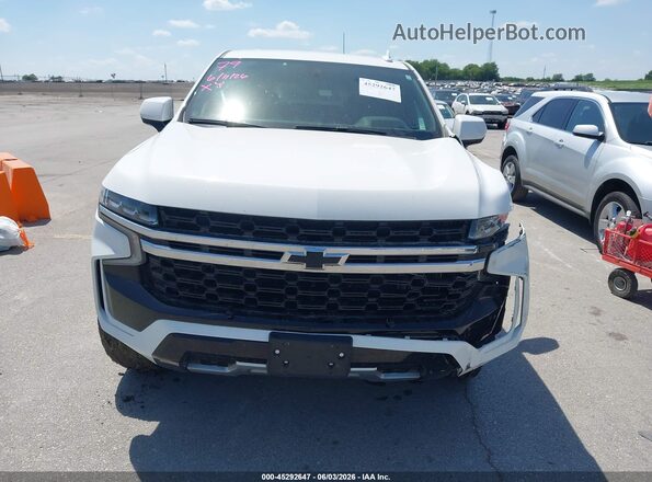 1GNSKLED5MR410737 2021 CHEVROLET TAHOE Белый Вид щитка приборов