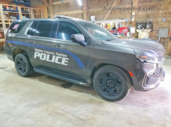 1GNSKLED5MR427568 2021 CHEVROLET TAHOE Черный Передняя правая четверть