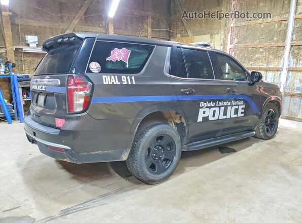 1GNSKLED5MR427568 2021 CHEVROLET TAHOE Черный Задняя правая четверть