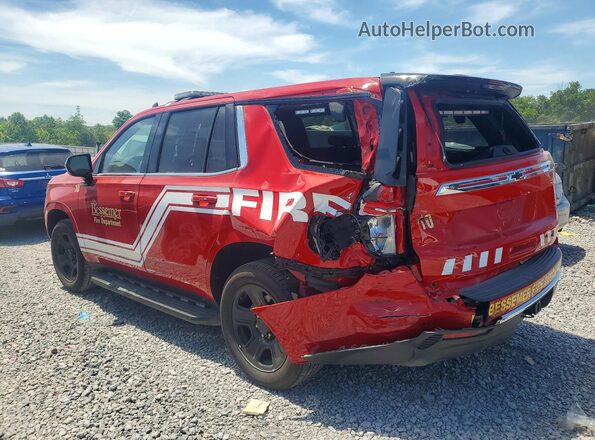 1GNSKLED8NR304297 2022 CHEVROLET TAHOE Red 