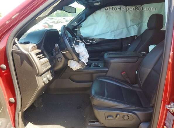 1GNSKNKD1MR184082 2021 CHEVROLET TAHOE Red Սալոնի դիմացի տեսք