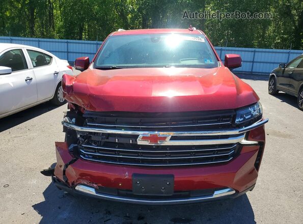 1GNSKNKD1MR184082 2021 CHEVROLET TAHOE Red Դիմացի տեսք