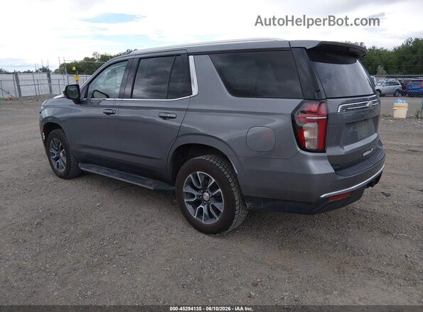 1GNSKNKD3MR375115 2021 CHEVROLET TAHOE Gray Հետևի ձախ