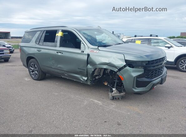 1GNSKPKD3PR149902 2023 CHEVROLET TAHOE Green Вид спереду