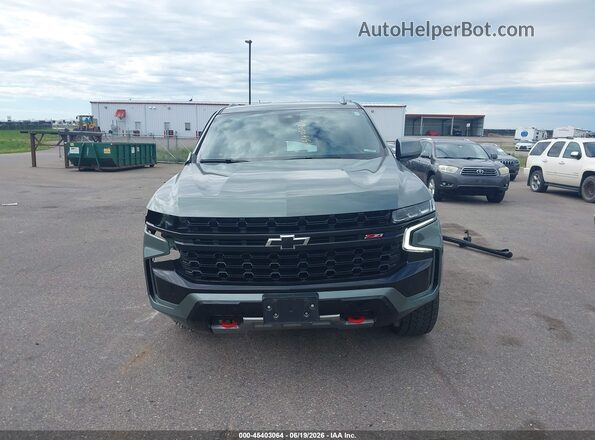 1GNSKPKD3PR149902 2023 CHEVROLET TAHOE Green Вид задньої частини салону