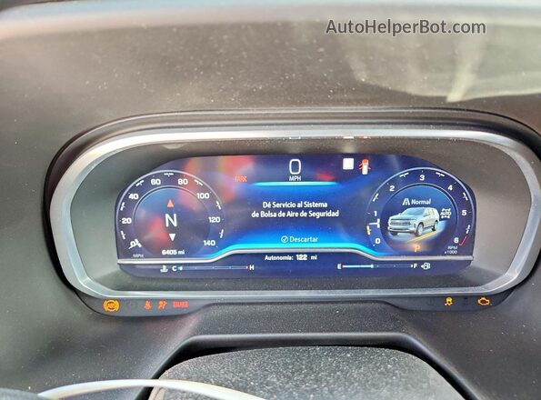 1GNSKPKD6PR228299 2023 CHEVROLET TAHOE Черный Вид щитка приборов