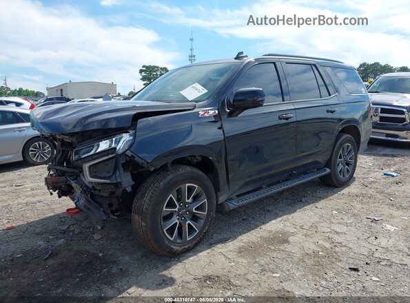 1GNSKPKDXMR299355 2021 CHEVROLET TAHOE Black Vista tres cuartos delantera izquierda