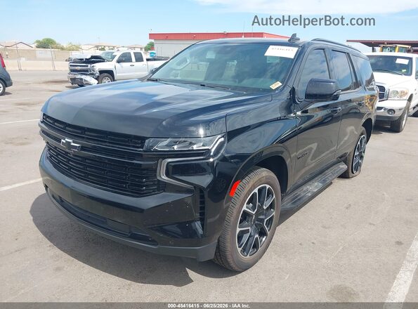 1GNSKRKD8PR313642 2023 CHEVROLET TAHOE Black Передня ліва чверть
