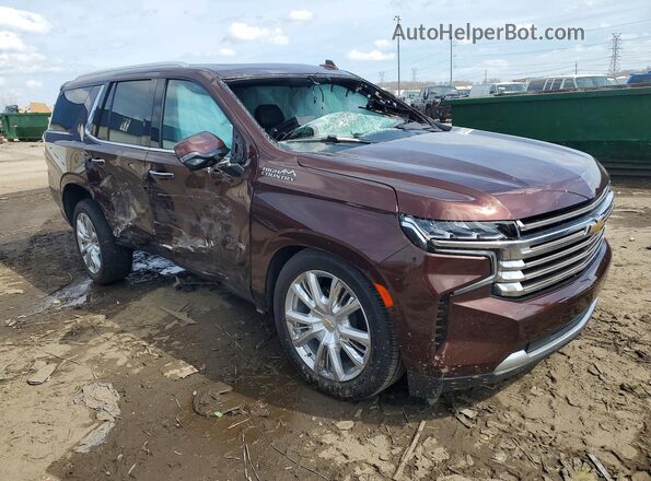 1GNSKTKL7PR226237 2023 CHEVROLET TAHOE Brown Передня права чверть