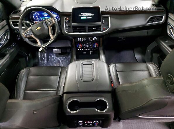 1GNSKTKL9PR193225 2023 CHEVROLET TAHOE Black წინა პანელის ხედი