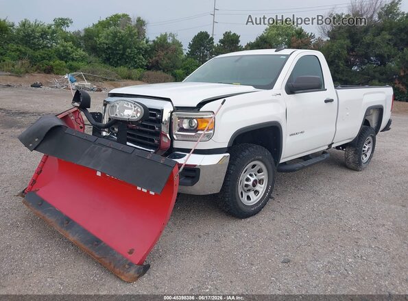 1GT02REG0GZ171356 2016 GMC SIERRA White Առջևի ձախ երեք քառորդ տեսարան