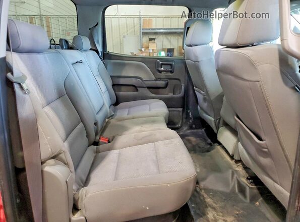 1GT12REG0GF115049 2016 GMC SIERRA Red უკანა სავარძლების ხედი