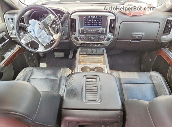 1GT12REG9KF123482 2019 GMC SIERRA White Widok deski rozdzielczej