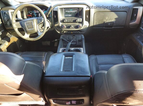 1GT12SEY2KF245164 2019 GMC SIERRA Silver Widok deski rozdzielczej