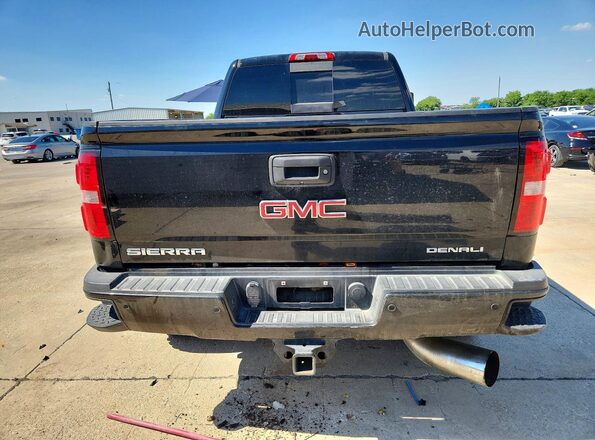 1GT12UE80GF247787 2016 GMC SIERRA Black Вид ззаду
