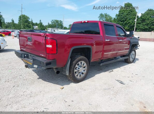 1GT12UEY3JF164748 2018 GMC SIERRA Red Tył prawy