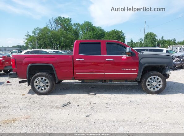 1GT12UEY3JF164748 2018 GMC SIERRA Red Widok wnętrza z tyłu