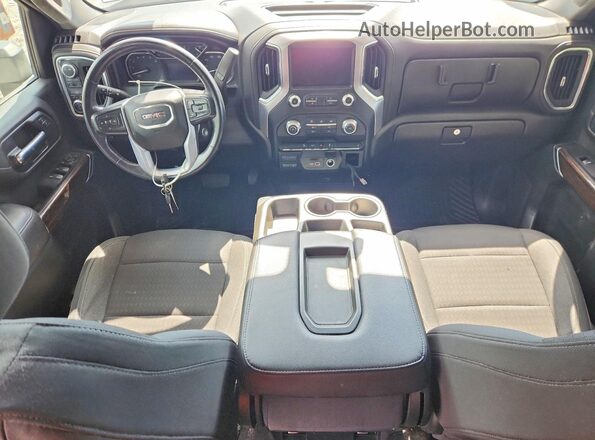 1GT19ME7XMF108247 2021 GMC SIERRA White Widok deski rozdzielczej