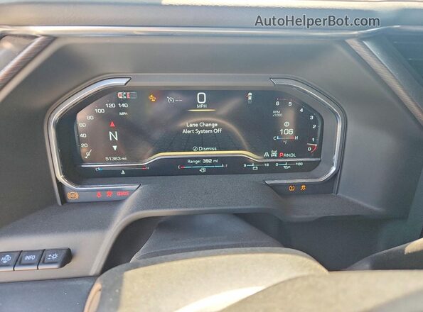 1GT19XEY0RF362874 2024 GMC SIERRA Black Вид щитка приладів