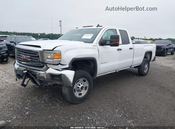1GT22REG2GZ190645 2016 GMC SIERRA White Առջևի ձախ երեք քառորդ տեսարան
