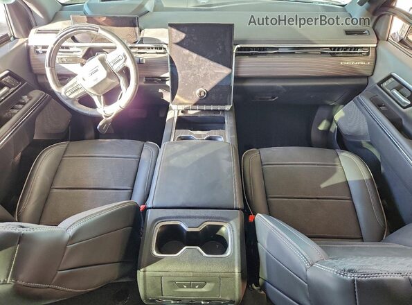 1GT40LEL2SU413569 2025 GMC SIERRA White Առջևի վահանակի տեսք