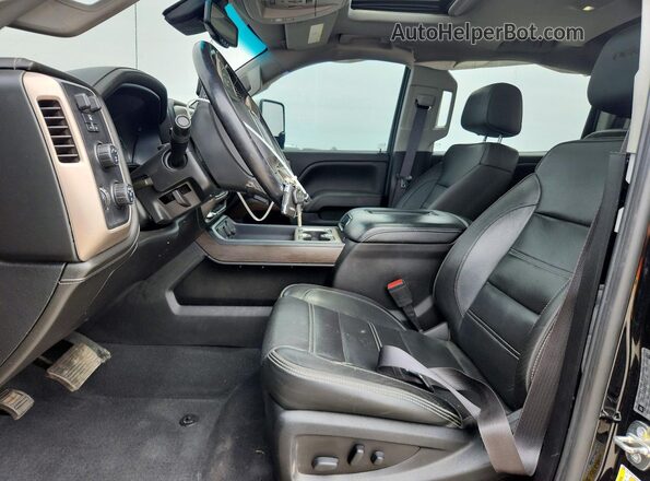 1GT42WEY6KF273280 2019 GMC SIERRA Black Вид салону спереду