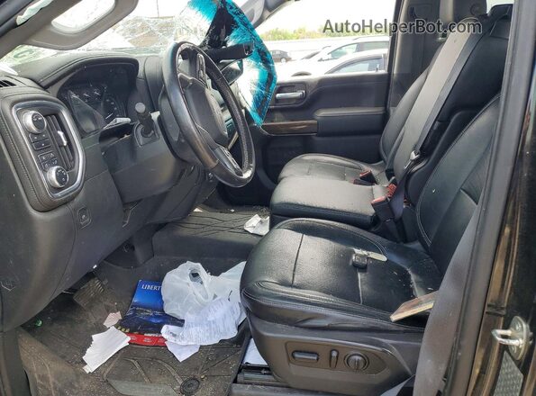 1GT49ME79MF158618 2021 GMC SIERRA Black Widok wnętrza z przodu