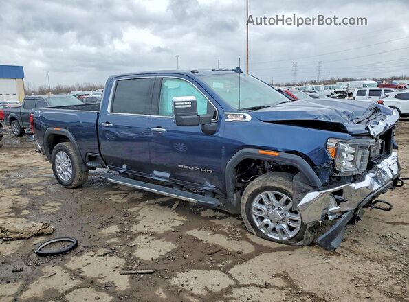 1GT49NEY1LF138800 2020 GMC SIERRA Blue Front right