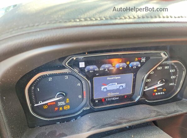 1GT49REY2LF244535 2020 GMC SIERRA White Սարքավորումների վահանակի տեսք