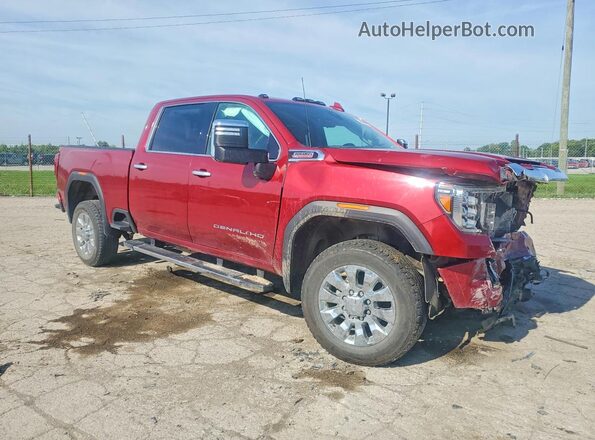 1GT49REY3LF229896 2020 GMC SIERRA Maroon წინა მარჯვენა