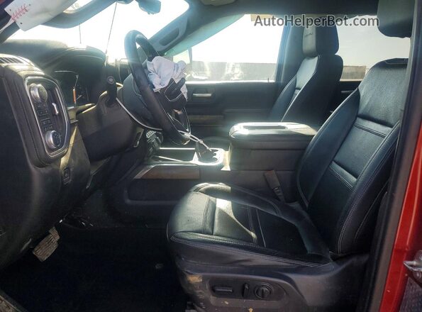 1GT49REY3LF229896 2020 GMC SIERRA Maroon წინა სალონის ხედი