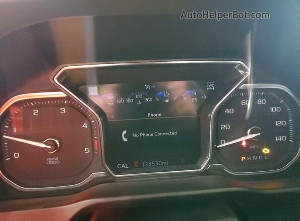 1GT49REY9NF309495 2022 GMC SIERRA White Սարքավորումների վահանակի տեսք