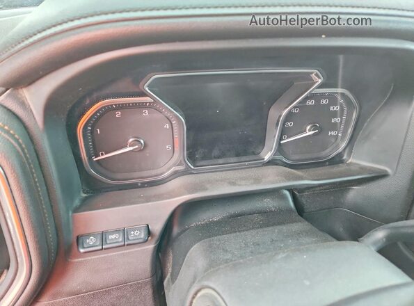 1GT49VEY3MF201896 2021 GMC SIERRA Синий Вид щитка приборов