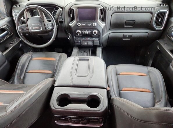 1GT49VEY3MF201896 2021 GMC SIERRA Синий Вид панели приборов