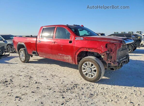 1GT49WEY7MF125847 2021 GMC SIERRA Красный Передняя правая четверть