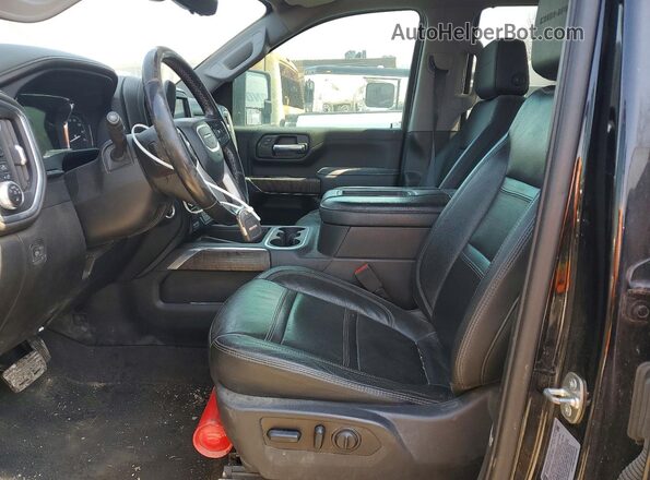 1GT49WEYXNF302859 2022 GMC SIERRA Black წინა სალონის ხედი