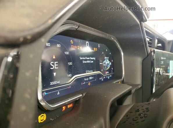 1GT4UPEYXSF314137 2025 GMC SIERRA Black Սարքավորումների վահանակի տեսք