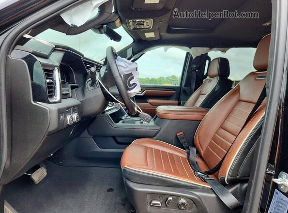 1GT4UXEY7SF258836 2025 GMC SIERRA Black Front interior view