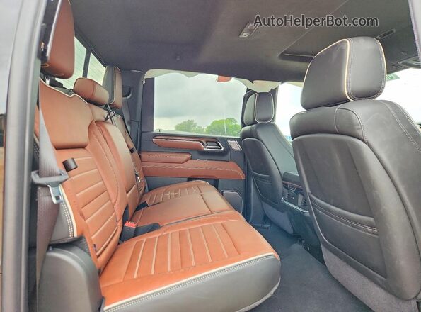 1GT4UXEY7SF258836 2025 GMC SIERRA Black Rear seats view