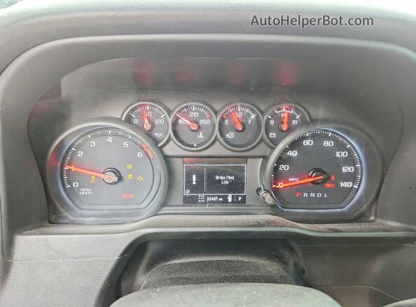 1GT59LE72NF224815 2022 GMC SIERRA White Vista del cuadro de instrumentos