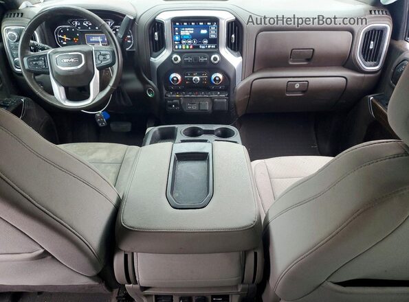 1GT59TEYXNF271583 2022 GMC SIERRA Red Widok deski rozdzielczej