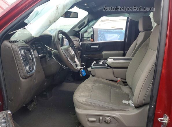 1GT59TEYXNF271583 2022 GMC SIERRA Red Widok wnętrza z przodu