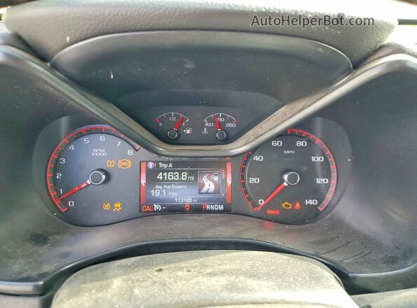 1GTG5CE30G1167337 2016 GMC CANYON Red Dashboard view
