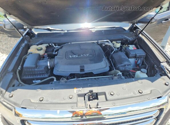 1GTG5CE35G1291734 2016 GMC CANYON Серый Вид задней части салона