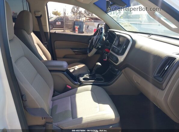 1GTG5CE39G1148494 2016 GMC CANYON White Вид салону спереду