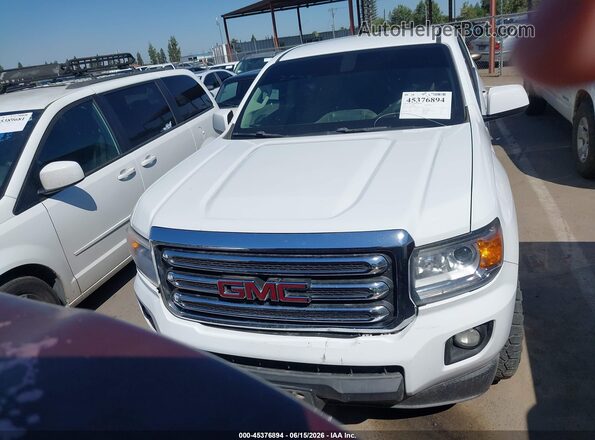 1GTG5CE39G1148494 2016 GMC CANYON White Вид задньої частини салону