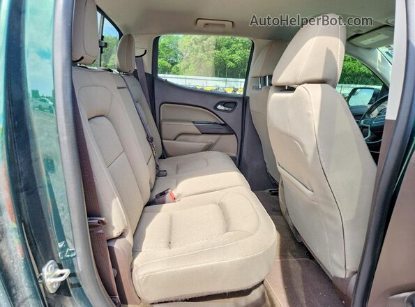 1GTG5CE39G1269865 2016 GMC CANYON Green Вид задніх сидінь