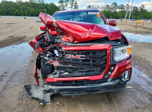 1GTG5CENXM1147836 2021 GMC CANYON Красный Вид спереди
